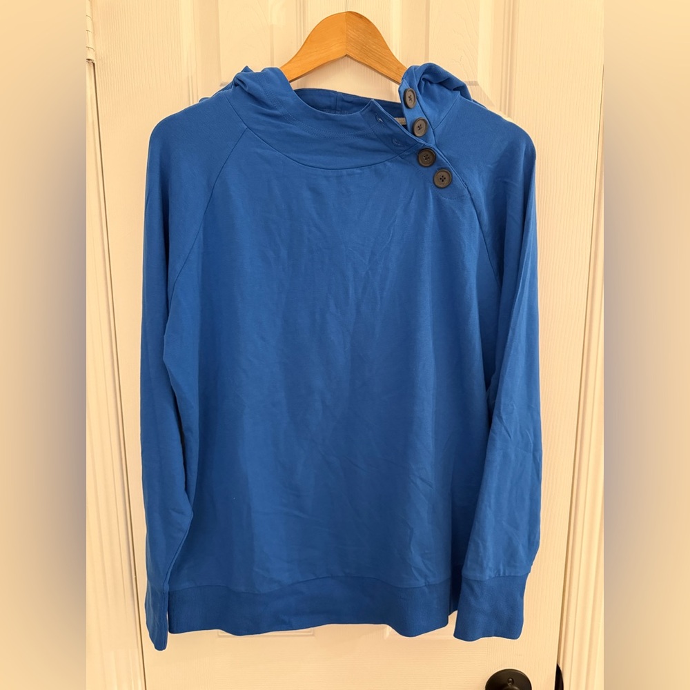 Simons Twik Blue Hooded Sweatshirt